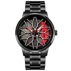 SKMEI - Reloj Modelo 1990 MODELO D NEGRO FONDO ROJO