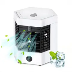 GENERICO - Enfriador de Aire 3 en 1 Portátil con Amplio Flujo de Aire y Humidificador