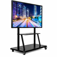 GENERICO - Soporte TV Pedestal Móvil Con Ruedas Para 32 A 85 Pulgadas Negro