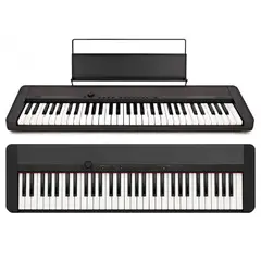 CASIO - Piano Teclado CT-S1 BK Negro 61 Teclas Sensibles al Tacto USB Pitch Bend