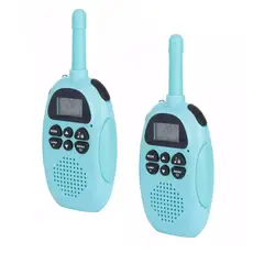 GENERICO - Radios Intercomunicadores X2 Unidades Walkie Talkie Inalámbricos Niños Azul