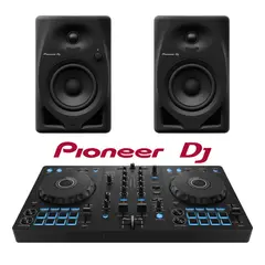 PIONEER - Super combo dj todo en 1, CONTROLADOR FLX4, PAR MONITORES DM40D