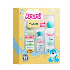 ARRURRU - Estuche Viajero Azul 4 Artículos