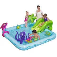BESTWAY - PISCINA 710 X 69 X 342.39M X 2.06M X 86CM FANTASTIC AQUARIUM PLAY CENTER