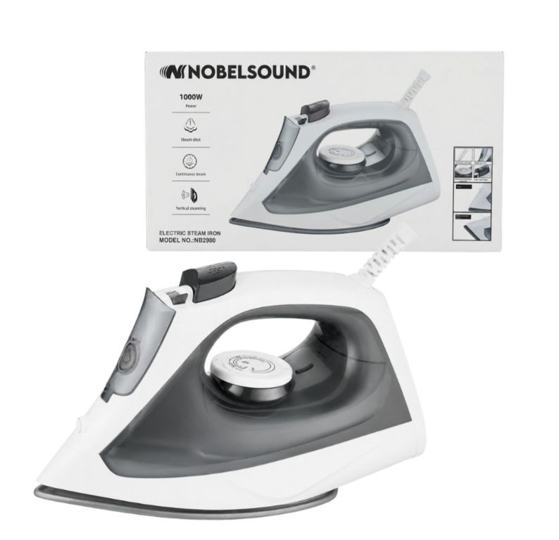 Plancha Electrica 1000W con Vapor