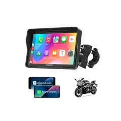GENERICO - Pantalla Moto Carplay Android inalambrico 5 pulgadas