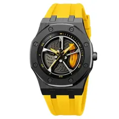 SKMEI - Reloj 2359 Giratorio Amarillo