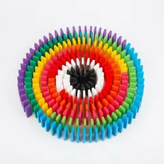 GENERICO - Juego De Mesa Tipo Domino X120 Piezas Colores Surtidos