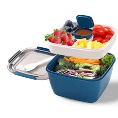 GENERICO - Lonchera Tupper Contenedor Comida Organizador Cocina Trabajo