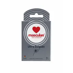 GENERICO - Masculan Ultradeldago Caja x 3 Condones