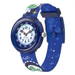 SWATCH - Relojes Flik Flak Niño Croconauts. Reloj Plástico Azul ZFBNP252
