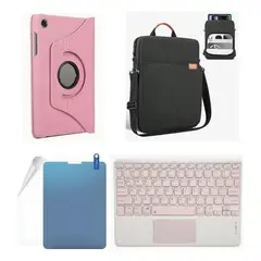GENERICO - ESTUCHE 360+ PAPER LIKE+ TECLADO TRACKPAD+ BOLSO COMPATIBLE CON HONOR PAD X8A