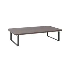 GENERICO - Base Eleva Monitor Techgo TDB MDF para Pantallas de 13 a 32 Pulgadas con Soporte de 20kg Cafe