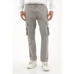 TENNIS - Pantalón tipo cargo gris para hombre