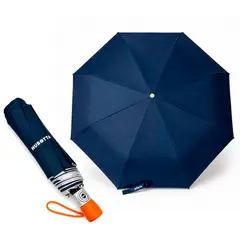 NUBOTTA - Sombrilla Paraguas Ejecutivo Grande Mango Madera Azul 0453