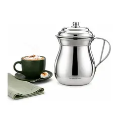 TECNOHOGAR JS - Olleta Jarra Acero Quirúrgico T304 2 Litros Multiusos Tapa