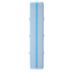 ULTIMATE FITNESS - AirTrack 5 metros - Colchoneta Inflable Gimnasia - Celeste