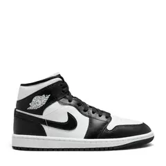 NIKE - Tenis Wmns Air Jordan 1 Mid 365 Mujer-Blanco/Negro