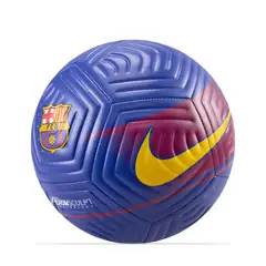 NIKE - Balon Academy Ball Fcb No.5-Azul/Vino Tinto