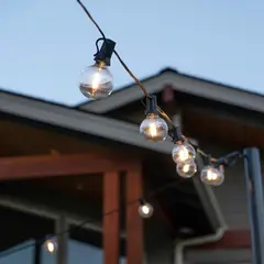 OTRAS MARCAS - Tira de luces para exteriores,25 bombillas de globo - 8 Metros Guirnalda