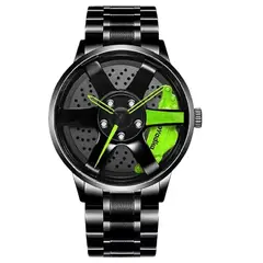 SKMEI - Reloj Modelo 1787 Negro Fondo Verde