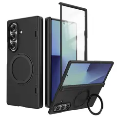 GENERICO - Funda Protectora Bisagra Soporte Compatible Samsung Z Fold 8 Ultra Negro