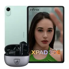 INFINIX - Tablet Xpad 30e 11 128GB 4GB RAM LTE Verde + Obsequio Audifonos Lamborghini