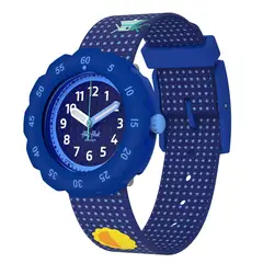 SWATCH - Relojes Flik Flak Niño Solar Universe. Reloj Plástico Azul ZFPSP081