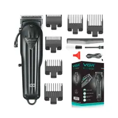 VGR - Maquina Peluquera V-282 Usb Recargable 6 Medidas Color Negro