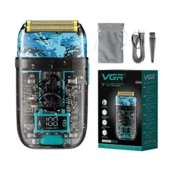 VGR - Afeitadora Eléctrica V-352 Shaver Profesional Recargabl