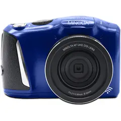 GENERAL - Minolta MND55 Cámara Digital Azul 64MP Zoom 16x Video 4K 60fps