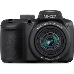 GENERAL - Minolta MN40Z Cámara Digital 20MP Zoom Óptico 40x 32GB Negra
