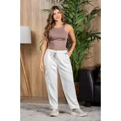 TRUCCOS JEANS - Pantalón Cargo Talle Alto Marca Trucco´s
