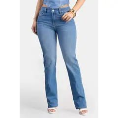 TRUCCOS JEANS - Jean Bota Recta en Algodón, Poliéster y Elastano Marca Truccos
