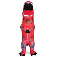 GENERICO - Disfraz de Dinosaurio Inflable para Adultos T-rex funciona con pilas no incluidas