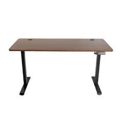 ERTEK - Escritorio Ajustable Eléctrico - Café 120x60