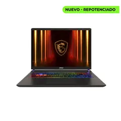 MSI - Portatil Vector 16HXA Core Ultra 9 IA 275hx Ram 16gb Ssd 1tb Rtx 5080 16gb