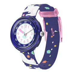 SWATCH - Relojes Flik Flak Niña Fancy Cat. Reloj Plástico Púrpura ZFPNP164