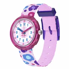 SWATCH - Relojes Flik Flak Niña Time To Roar. Reloj Plástico Rosa ZFPNP166