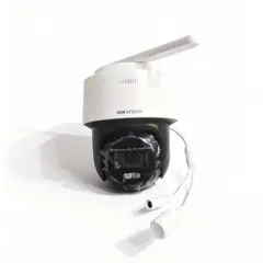 HIKVISION - Cámara Domo PT 4MP Wi-Fi con Detección Humana y Audio Bidireccional Ds-2de2c400mwg/w