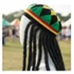 GENERICO - Peluca Rasta accesorio gorro Halloween Disfraz F-533l