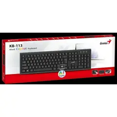 GENIUS - Teclado Al Copilot Kb-113 Usb Negro