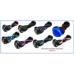 AMERICAN GENERICS - Malumeta Eléctrica Scooter Hoverboard Bluetooth Led 9 Inch