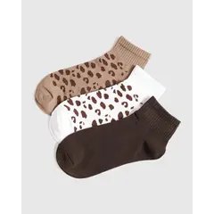 OSTU - Medias Para Mujer Tobillera Marca Color Negro #40980234