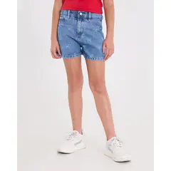 OSTU - Short Infantil Niña Mom Marca Color Azul #90190053