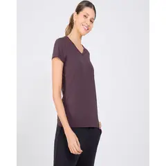 OSTU - Camiseta Para Mujer Manga Corta Color Café #40092274