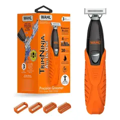WAHL - Afeitadora Trmimninja Trimmer Inalámbrica 7 Piezas Color Naranja