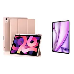 GENERICO - Estuche Smart Case y Vidrio Compatible Con Lenovo Idea Tab 11