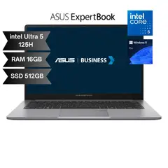 ASUS - Portatil Expertbook B3405 Core Ultra 5 125H Ram 16Gb Ssd 512Gb 14 Win 11 Pro