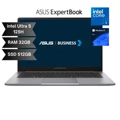 ASUS - Portatil Expertbook B3405 Core Ultra 5 125H Ram 32Gb Ssd 512Gb 14 Win 11 Pro
